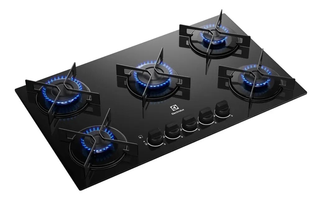 Cooktop 5 Bocas a Gás