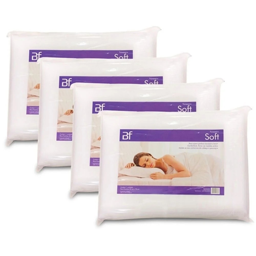 Kit 4 Travesseiros